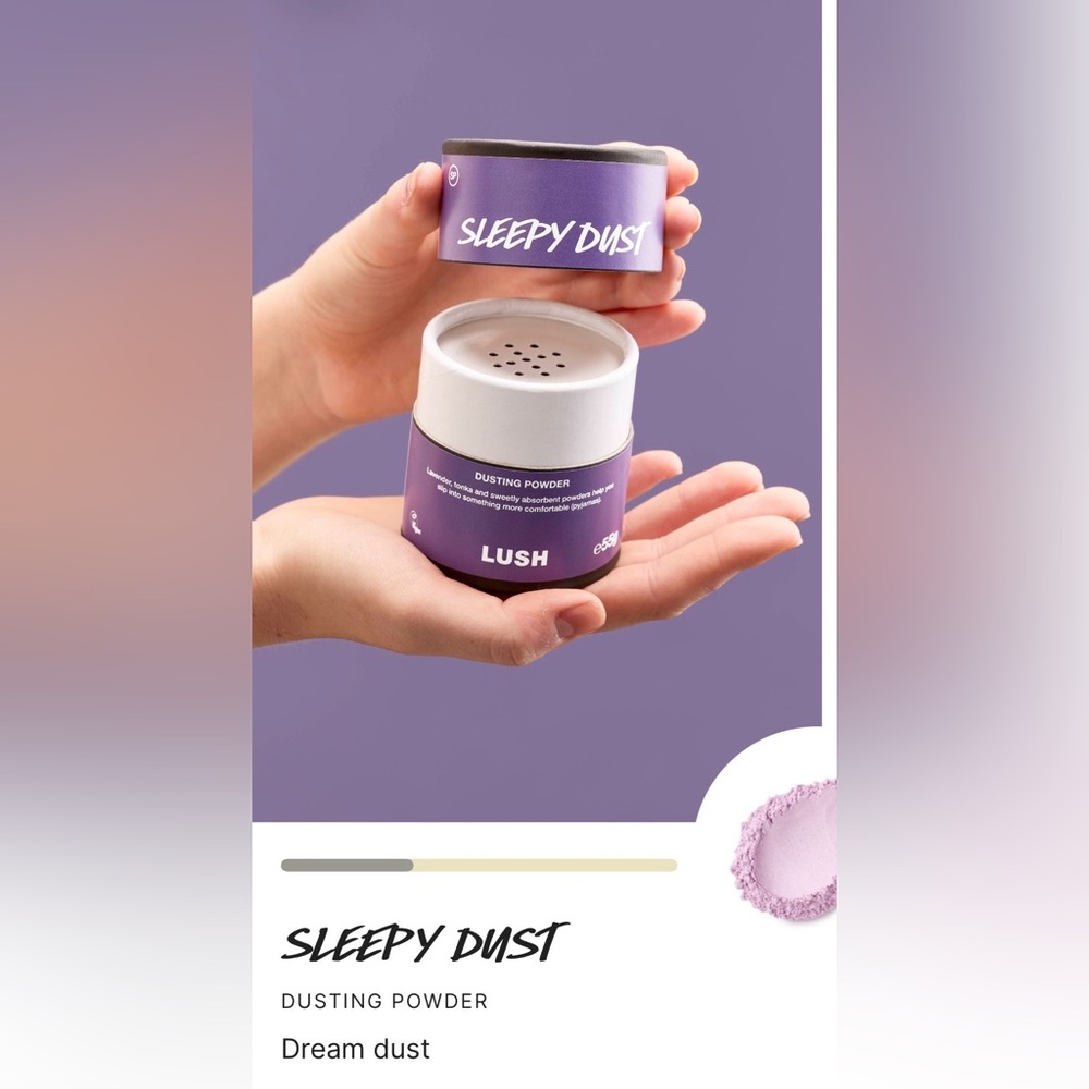 Lush Dusting Powder - Lavender Purple